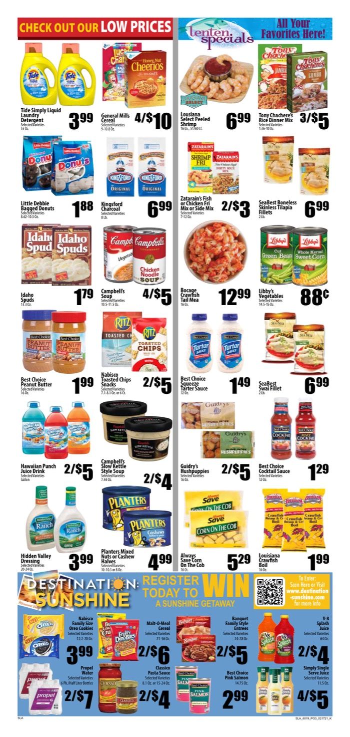 Piggly Wiggly (LA) Weekly Ad Flyer February 17 to February 23, 2021