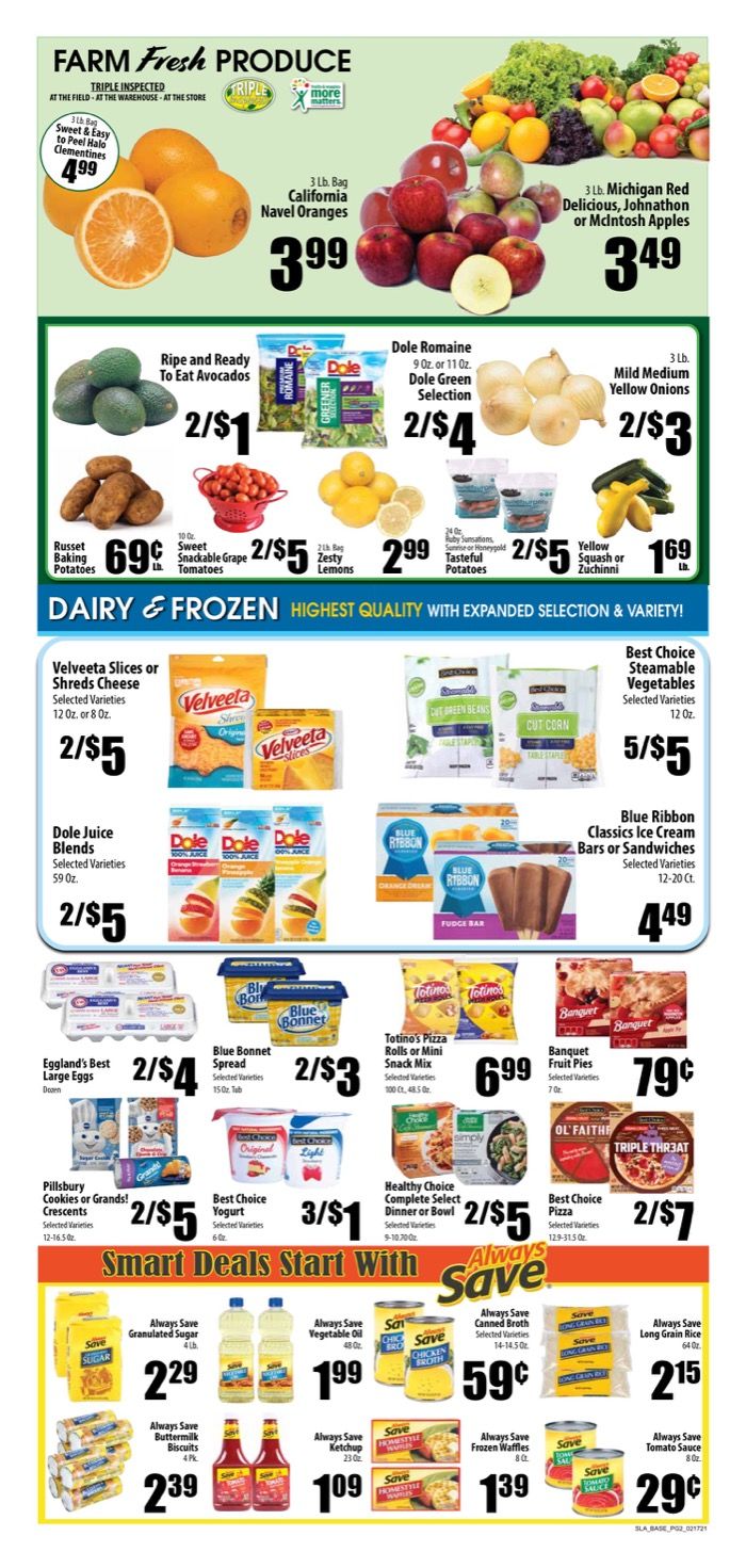 Piggly Wiggly (LA) Weekly Ad Flyer February 17 to February 23, 2021