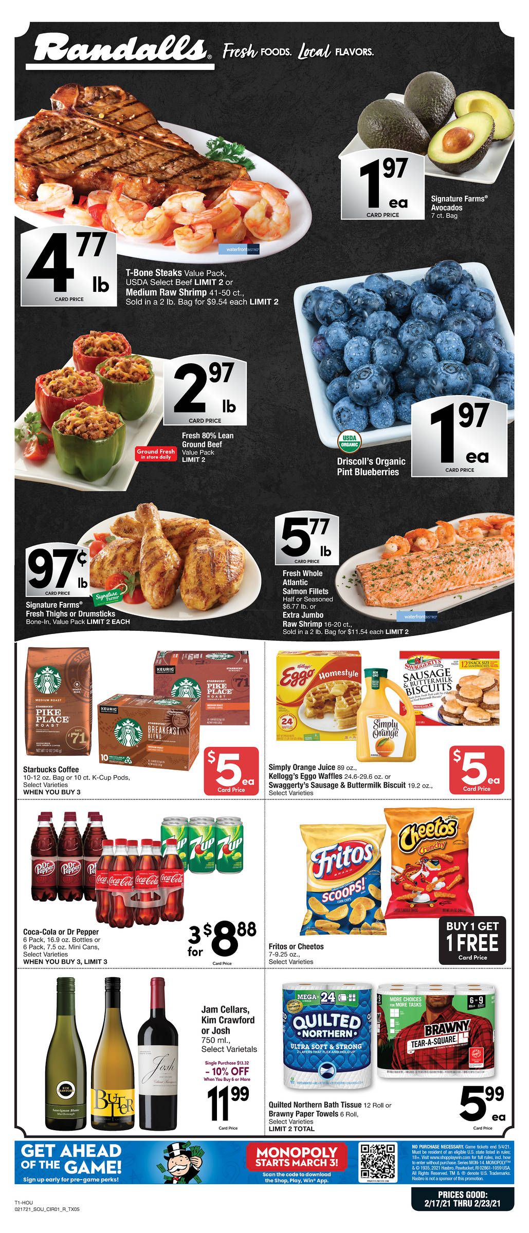 Randalls Weekly Ad Flyer February 17 to February 23, 2021