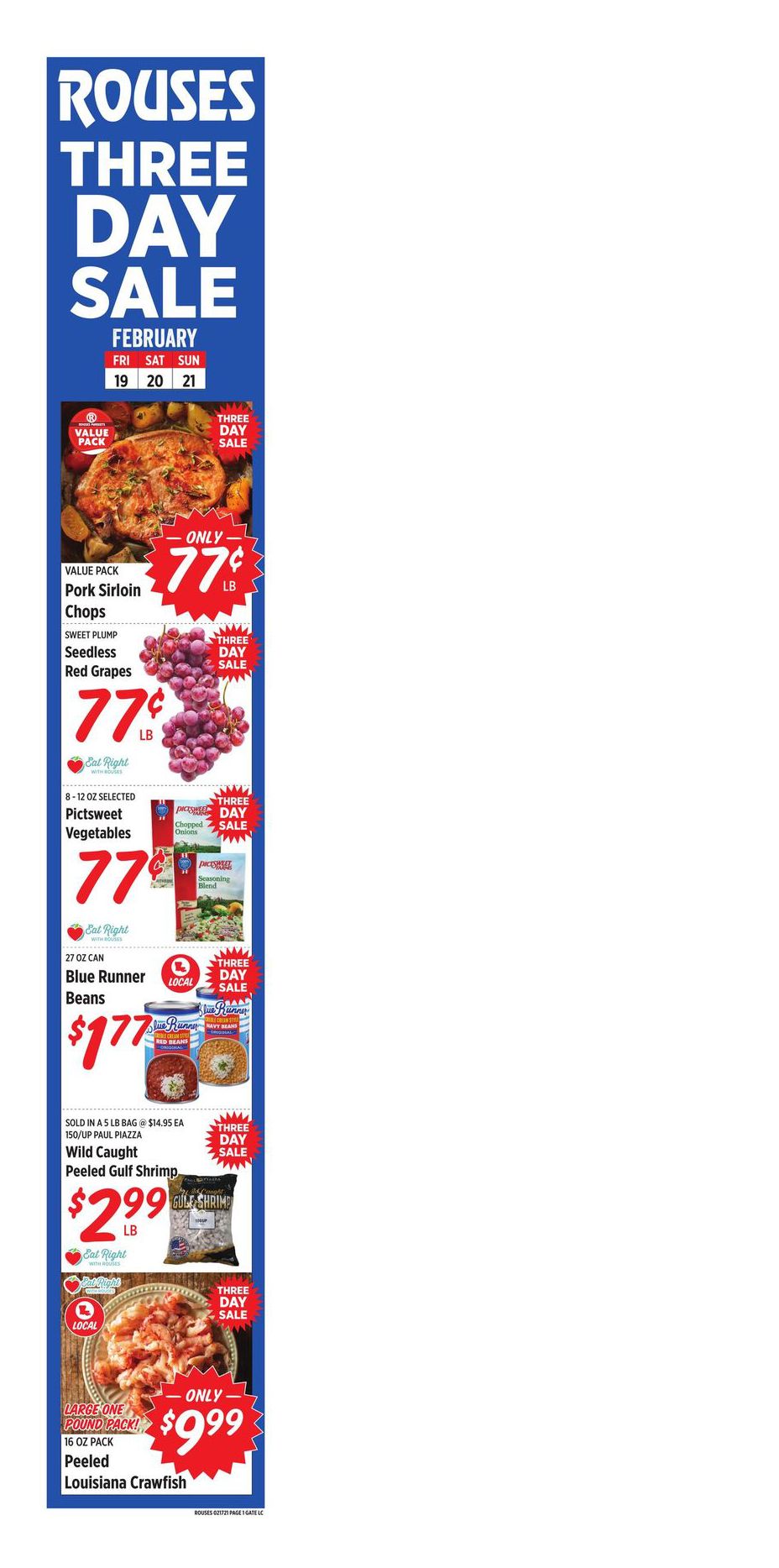 Rouses Markets Weekly Ad Flyer February 17 to February 23, 2021