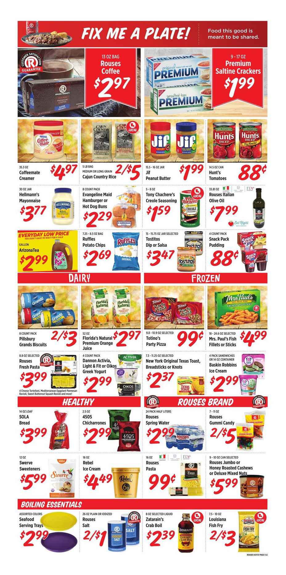 Rouses Markets Weekly Ad Flyer February 17 to February 23, 2021