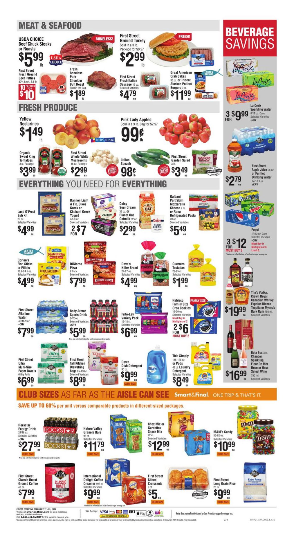 Smart & Final Weekly Ad Flyer February 17 to February 23, 2021