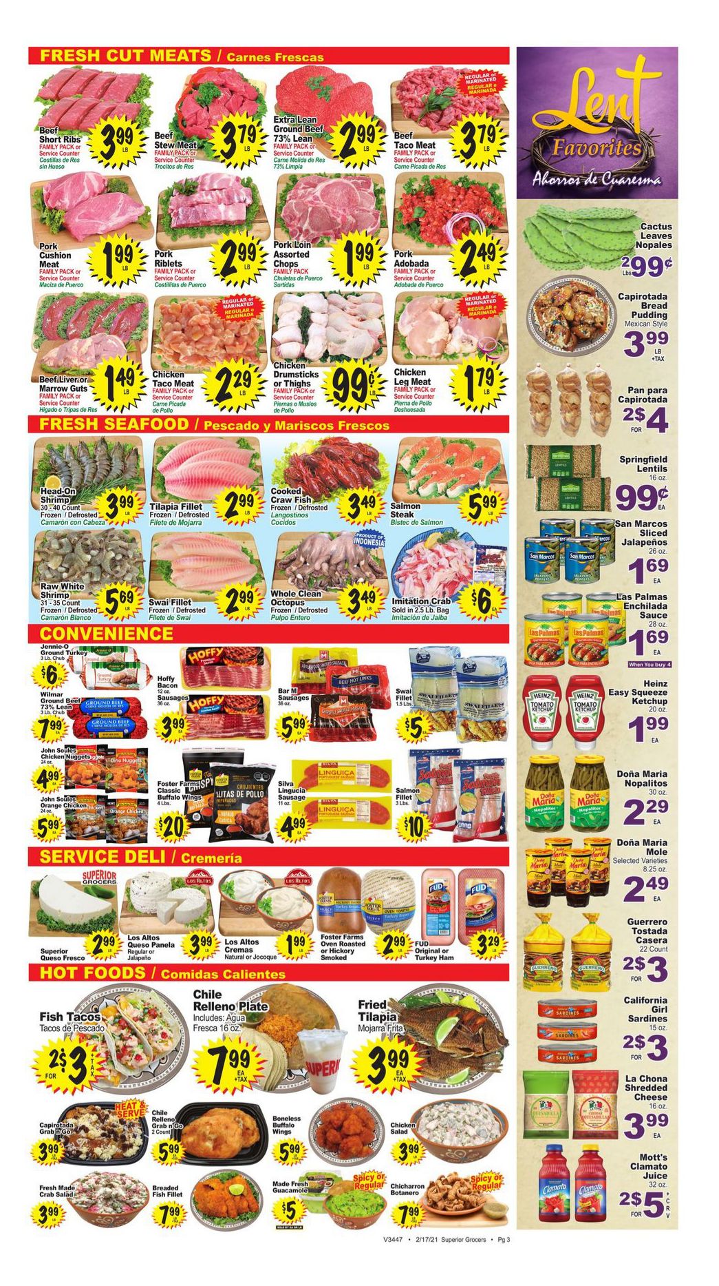 Superior Grocers Weekly Ad Flyer February 17 to February 23, 2021