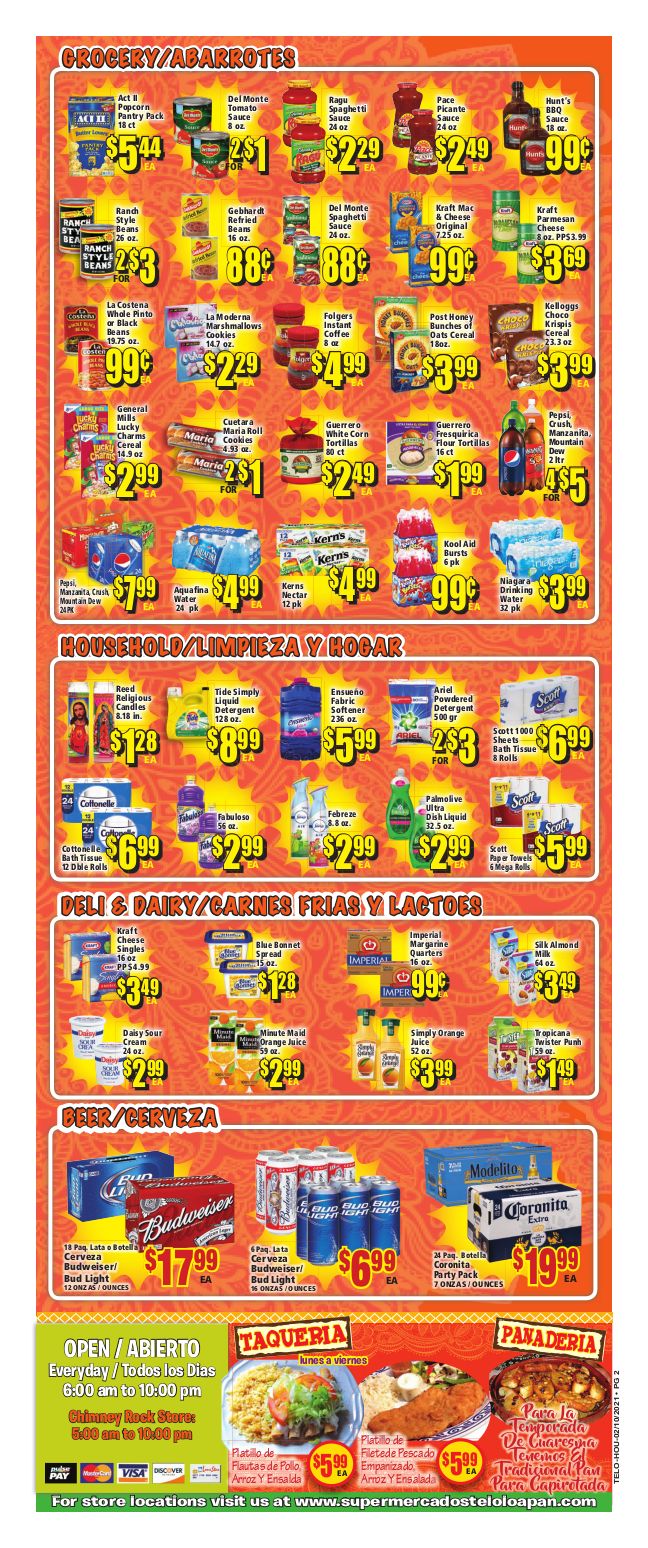 Supermercados Teloloapan Weekly Ad Flyer February 10 to February 23, 2021