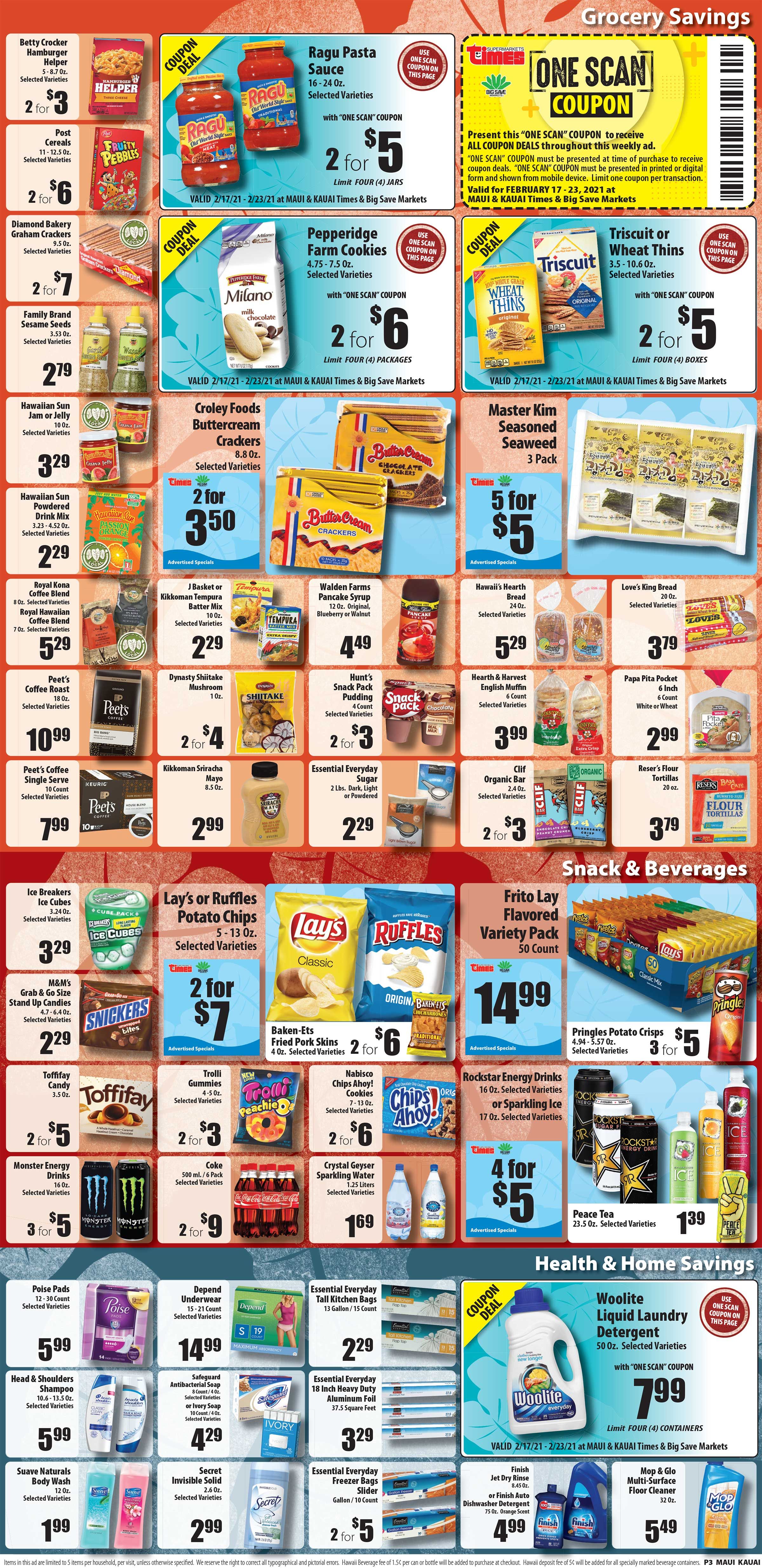 Times Supermarkets Weekly Ad Flyer February 17 to February 23, 2021