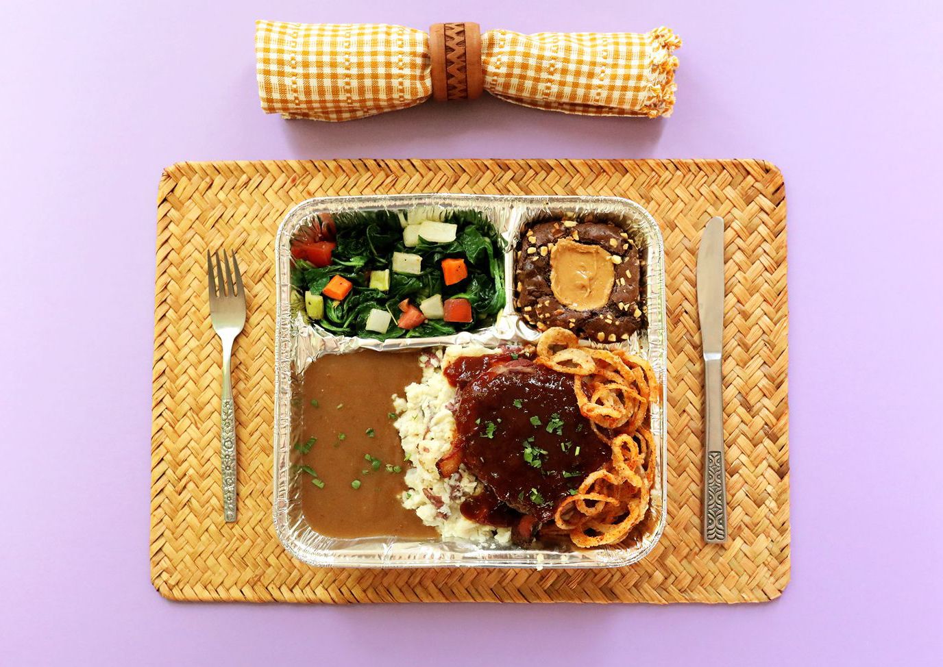 The New BBQ Bison Meatloaf TV Dinner Arrives at the Lazy Dog Restaurant & Bar for a Limited Time The New BBQ Bison Meatloaf TV Dinner Arrives at the Lazy Dog Restaurant & Bar for a Limited Time