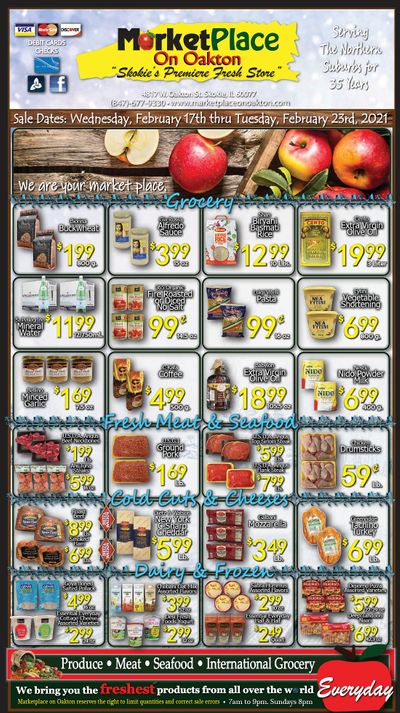 Marketplace On Oakton Weekly Ad Flyer February 17 to February 23, 2021