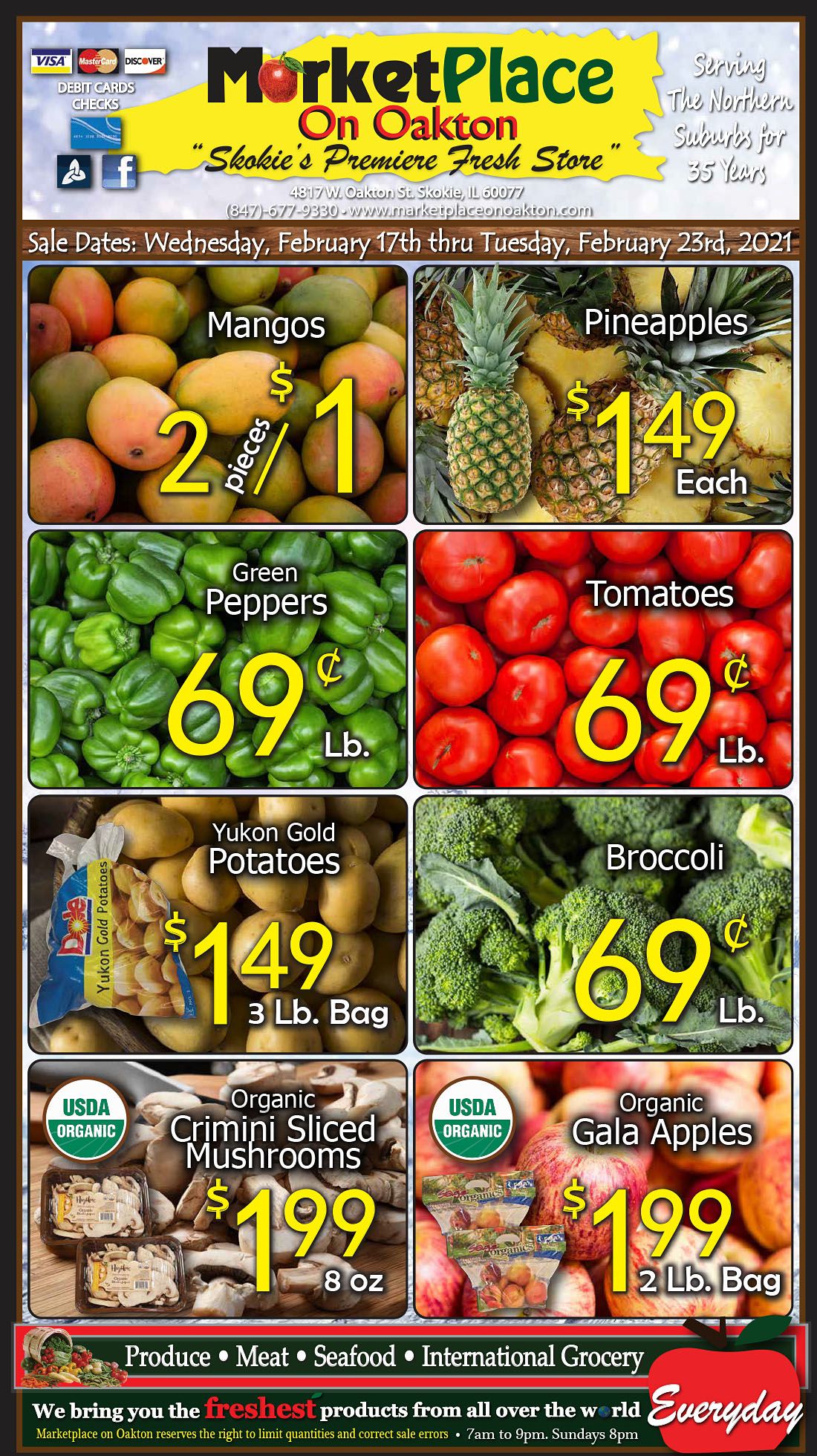 Marketplace On Oakton Weekly Ad Flyer February 17 to February 23, 2021