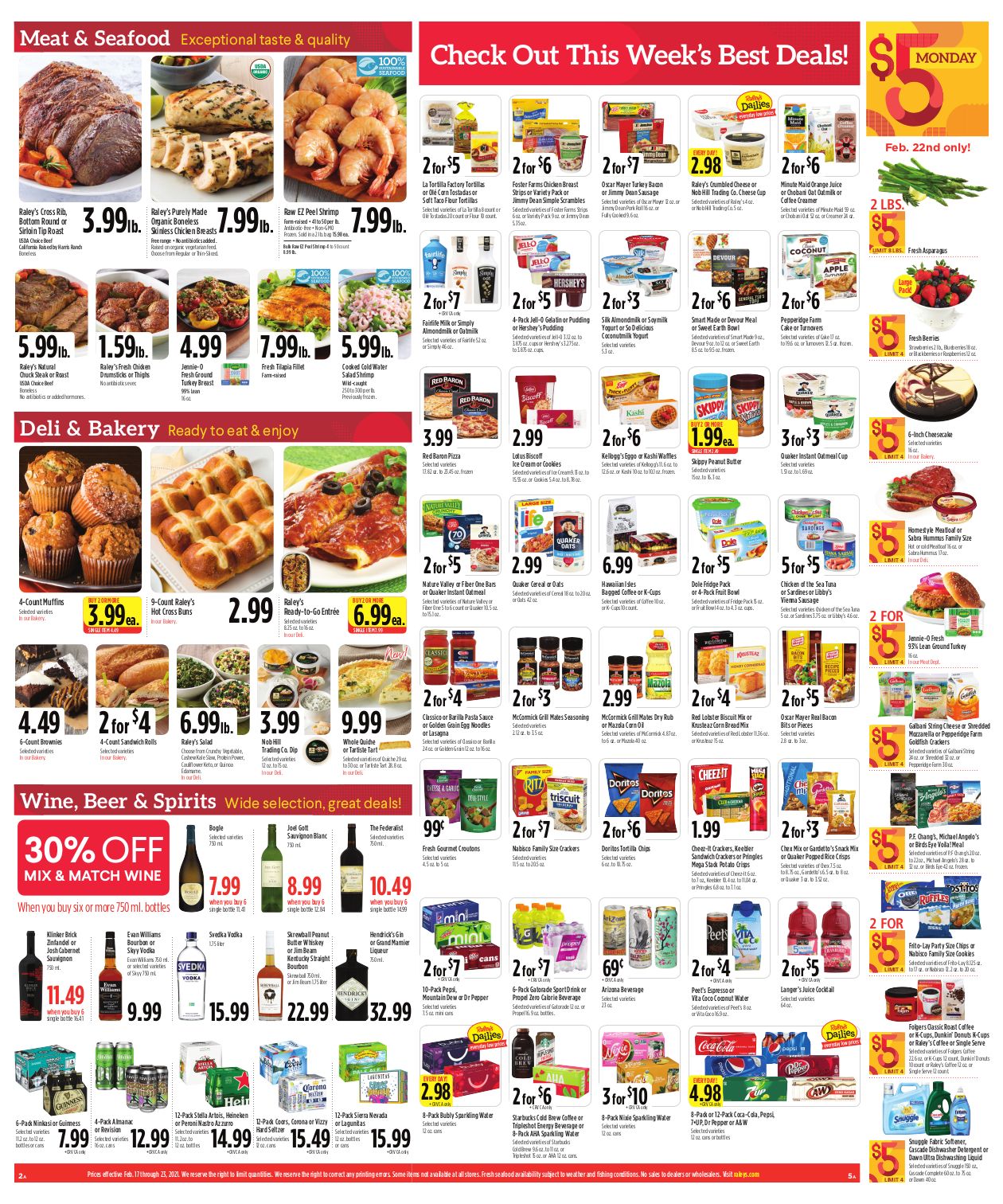 Raley's Weekly Ad Flyer February 17 to February 23, 2021
