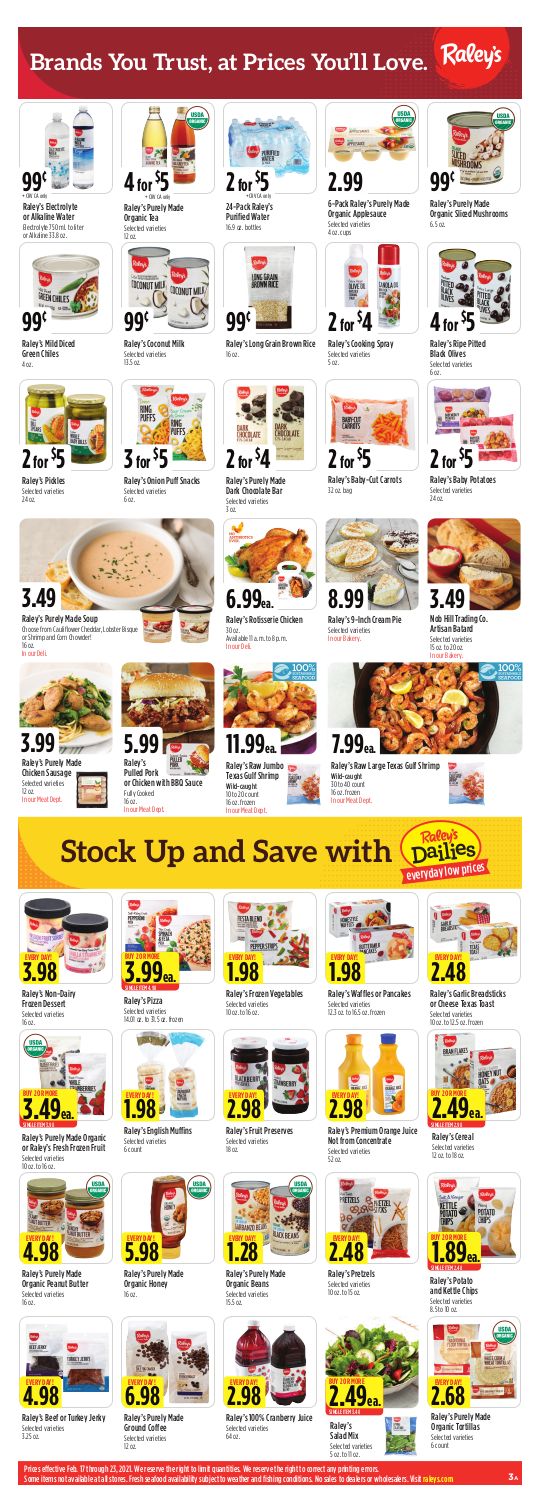 Raley's Weekly Ad Flyer February 17 to February 23, 2021