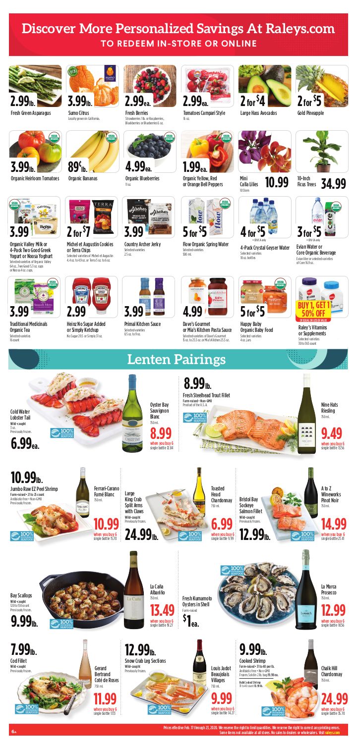 Raley's Weekly Ad Flyer February 17 to February 23, 2021