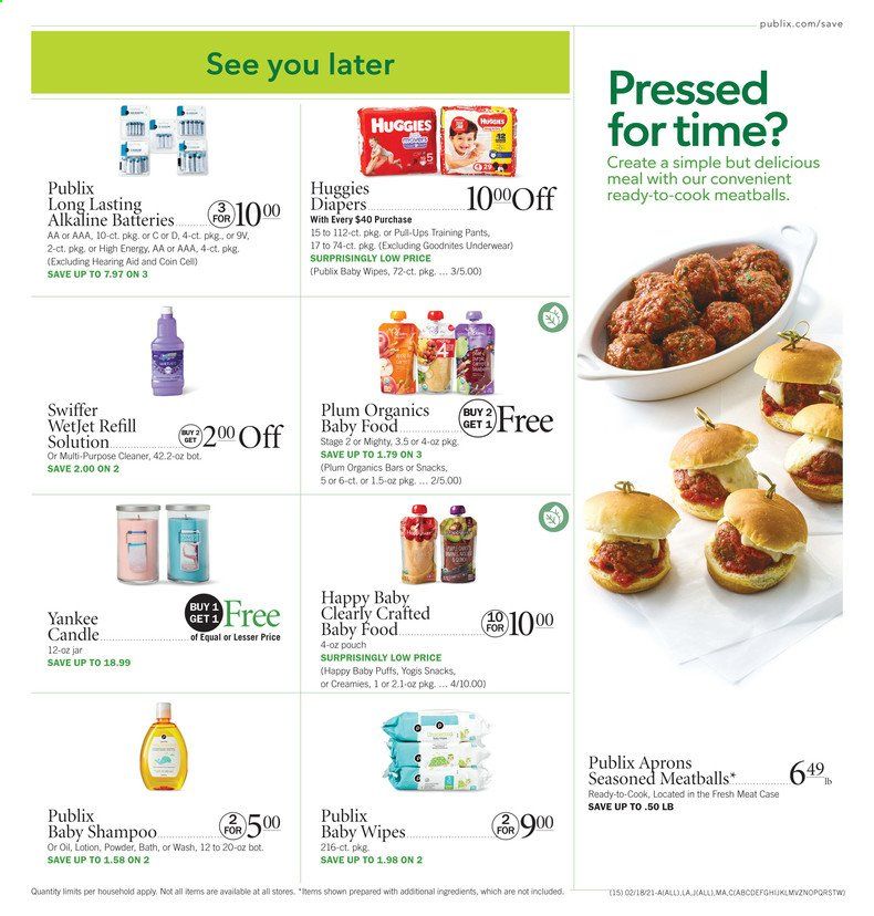 Publix (AL, FL, GA, NC, SC, TN) Weekly Ad Flyer February 18 to February 24