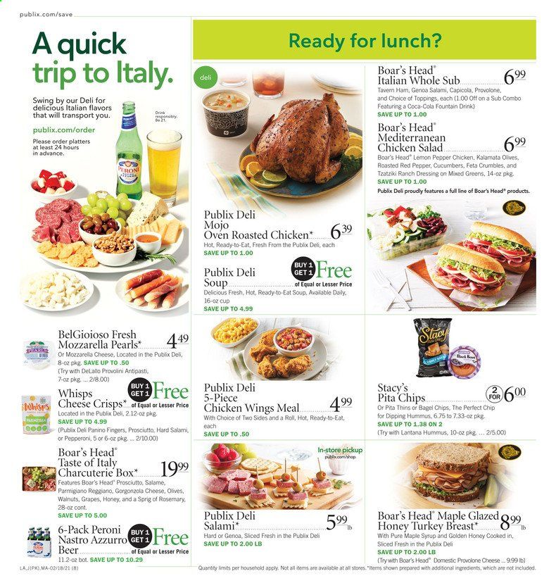 Publix (AL, FL, GA, NC, SC, TN) Weekly Ad Flyer February 18 to February 24
