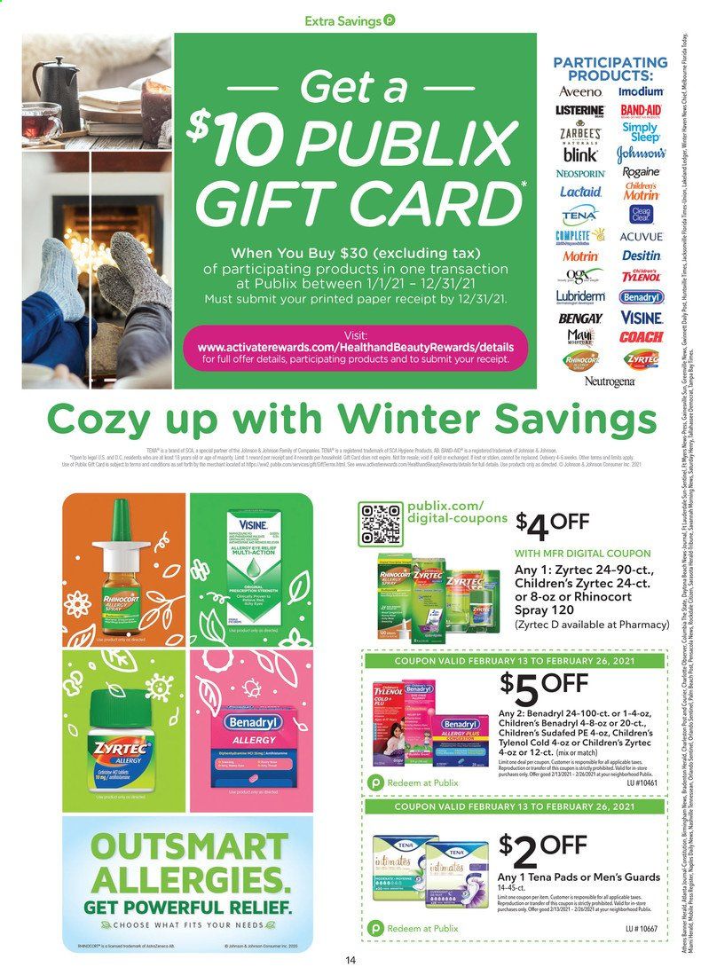 Publix (AL, FL, GA, NC, SC, TN, VA) Weekly Ad Flyer February 13 to February 26