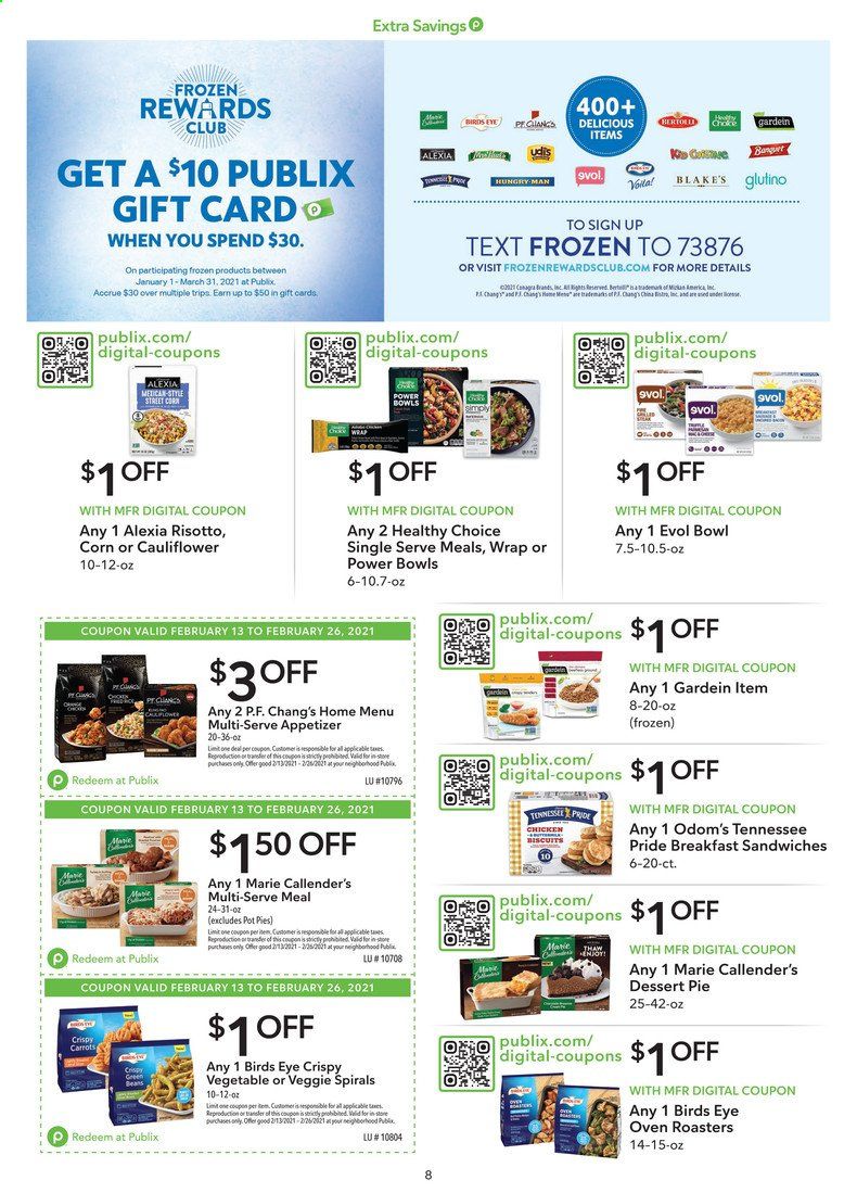 Publix (AL, FL, GA, NC, SC, TN, VA) Weekly Ad Flyer February 13 to February 26
