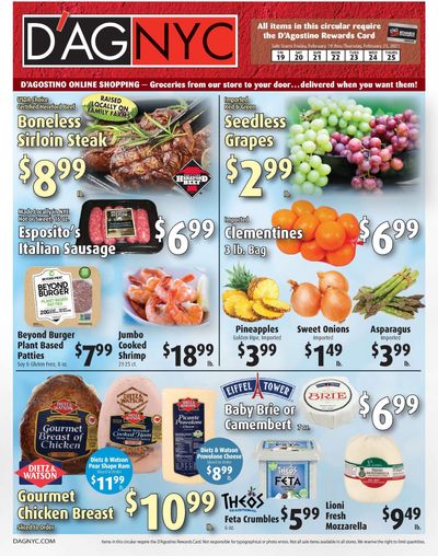 D'Agostino Weekly Ad Flyer February 19 to February 25, 2021