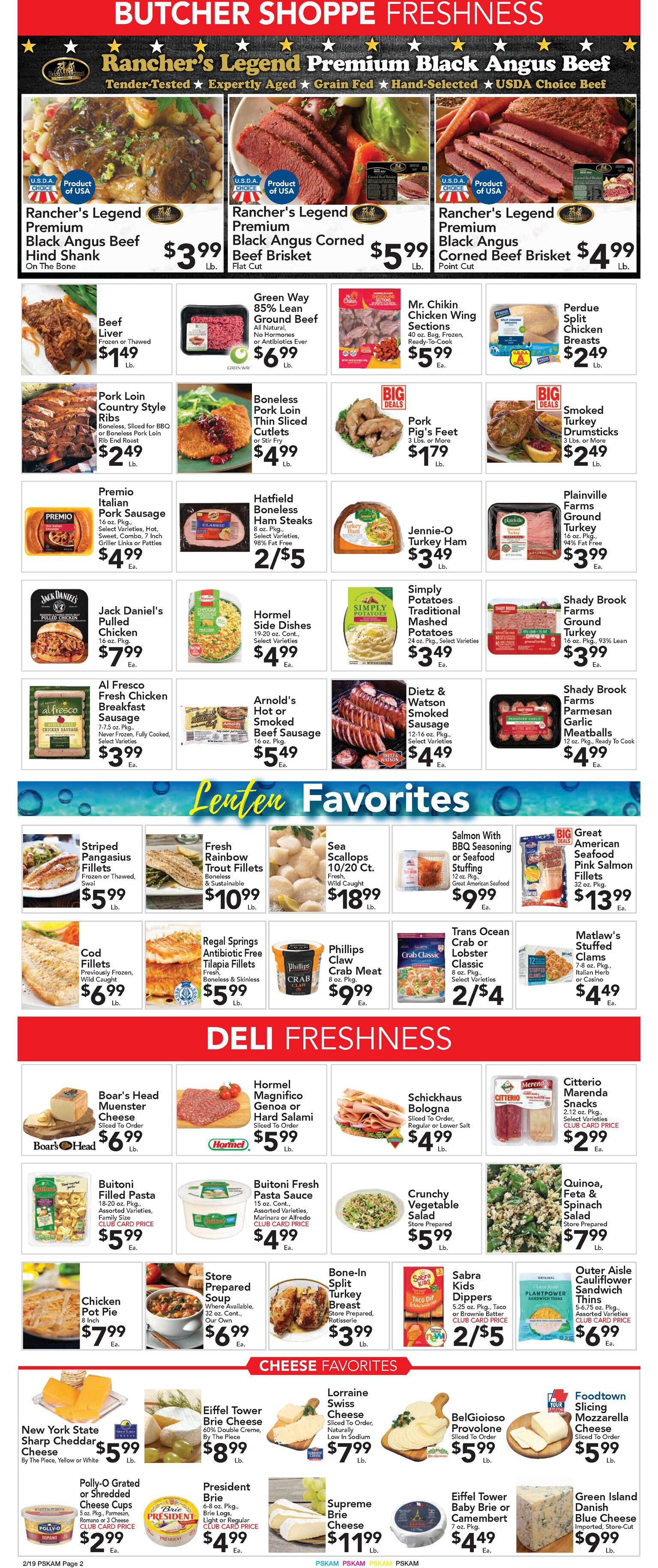 Foodtown Weekly Ad Flyer February 19 to February 25, 2021