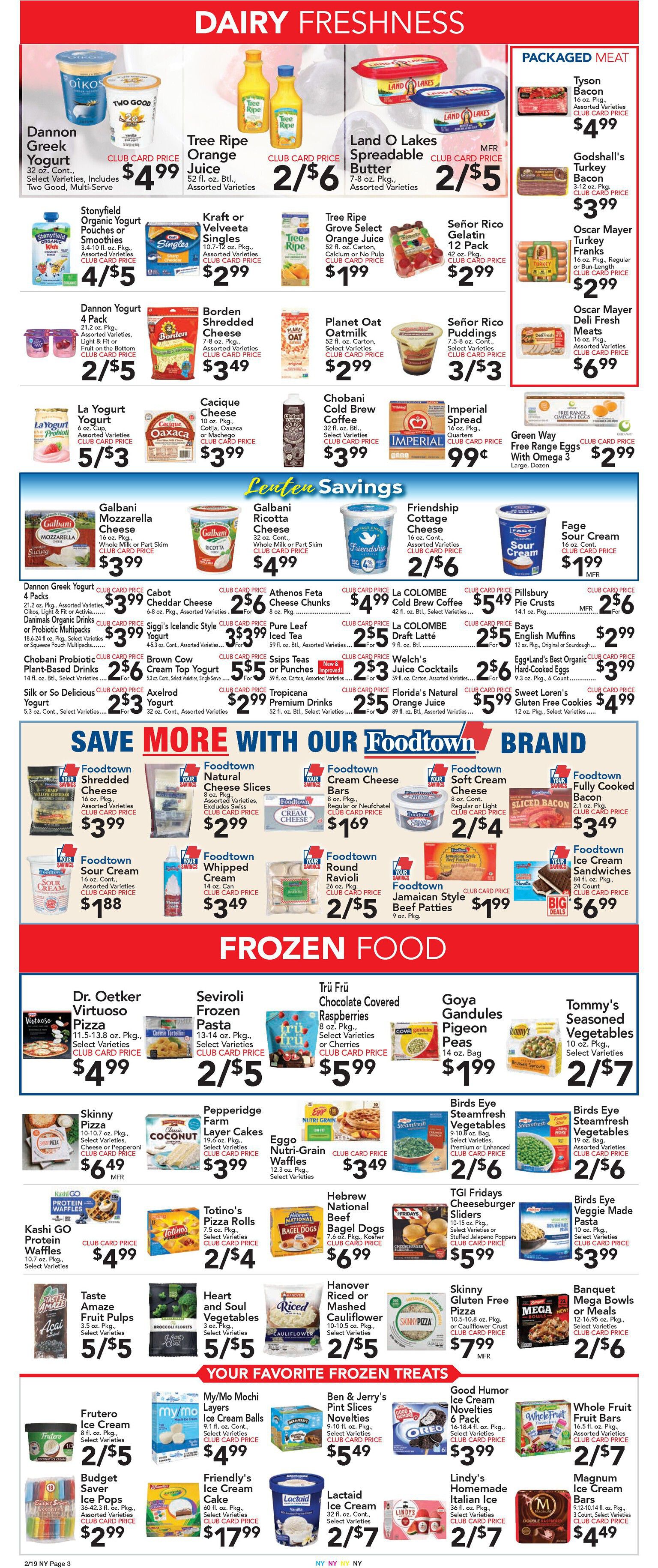 Foodtown Weekly Ad Flyer February 19 to February 25, 2021