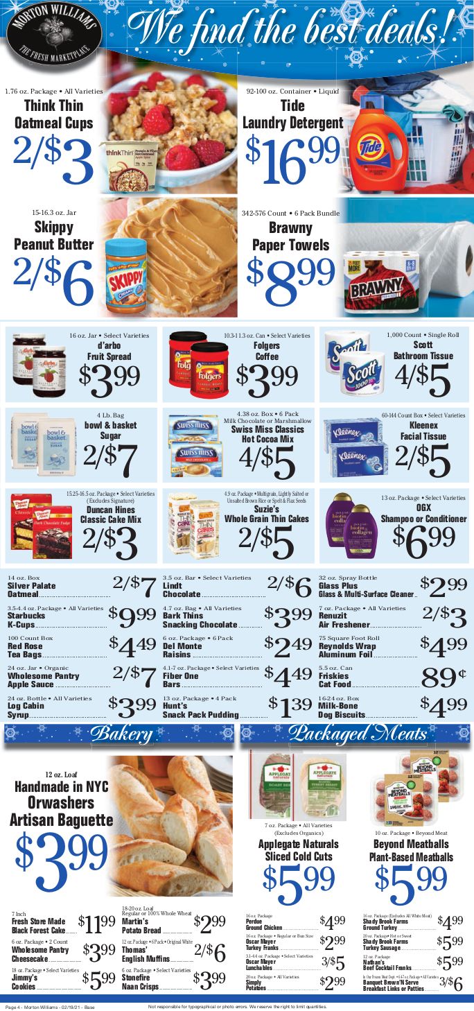Morton Williams Weekly Ad Flyer February 19 to February 25, 2021