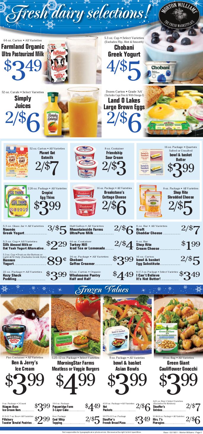 Morton Williams Weekly Ad Flyer February 19 to February 25, 2021