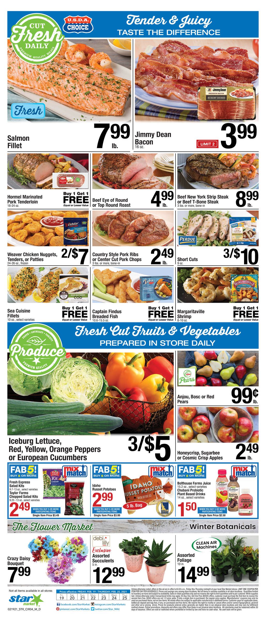 Star Market Weekly Ad Flyer February 19 to February 25, 2021