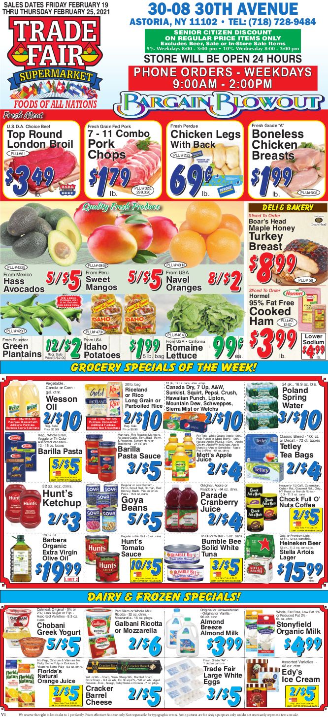 Trade Fair Supermarket Weekly Ad Flyer February 19 to February 25, 2021