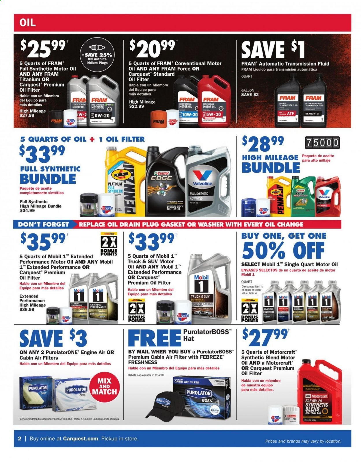Advance Auto Parts Weekly Ad Flyer February 18 to March 31