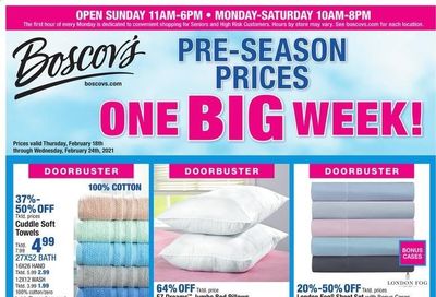 Boscov's Weekly Ad Flyer February 18 to February 24