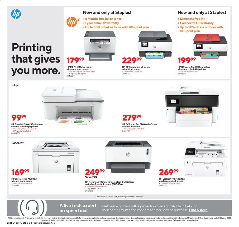 Staples Weekly Ad Flyer February 21 to February 27