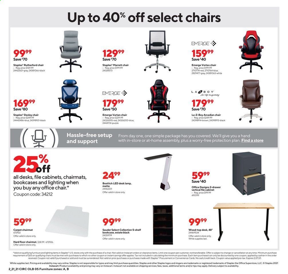 Staples Weekly Ad Flyer February 21 to February 27