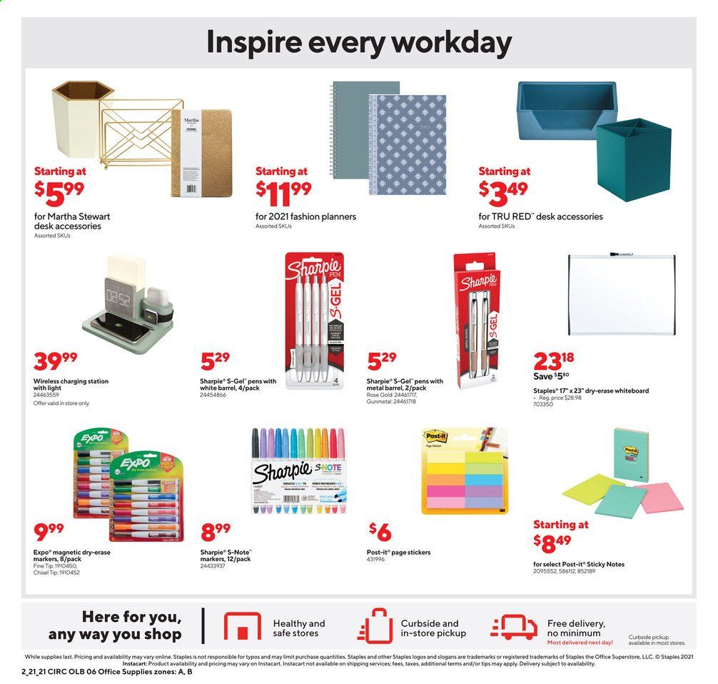 Staples Weekly Ad Flyer February 21 to February 27