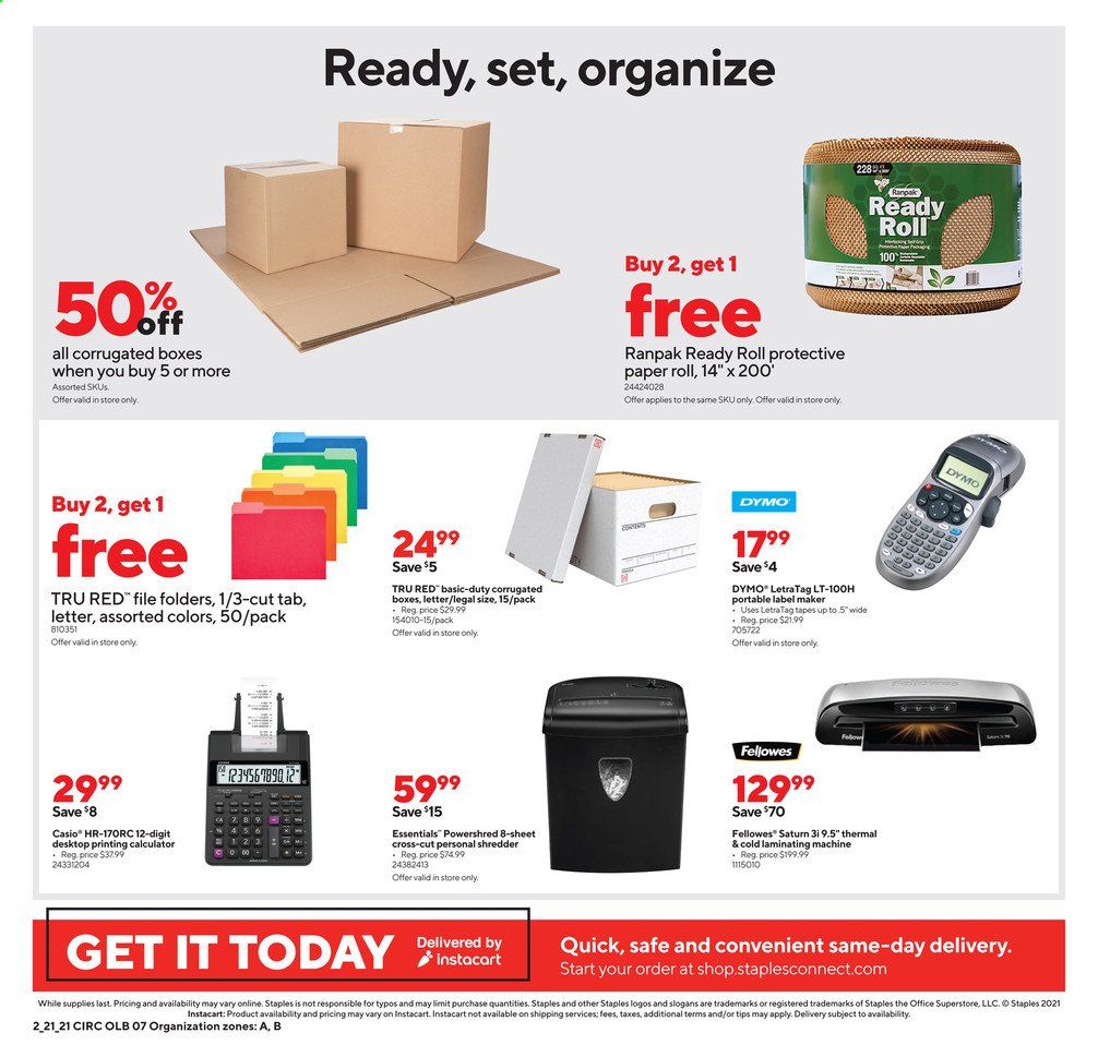 Staples Weekly Ad Flyer February 21 to February 27