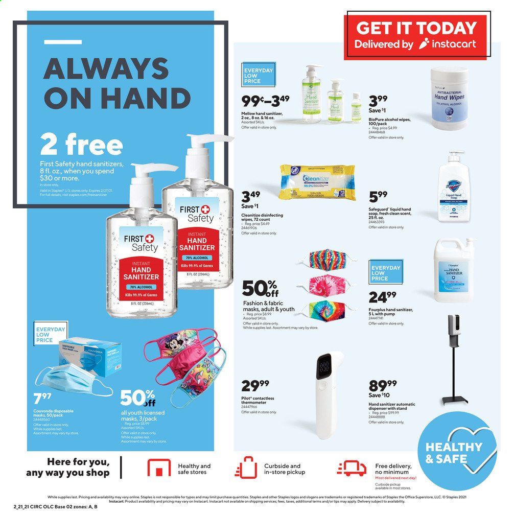 Staples Weekly Ad Flyer February 21 to February 27