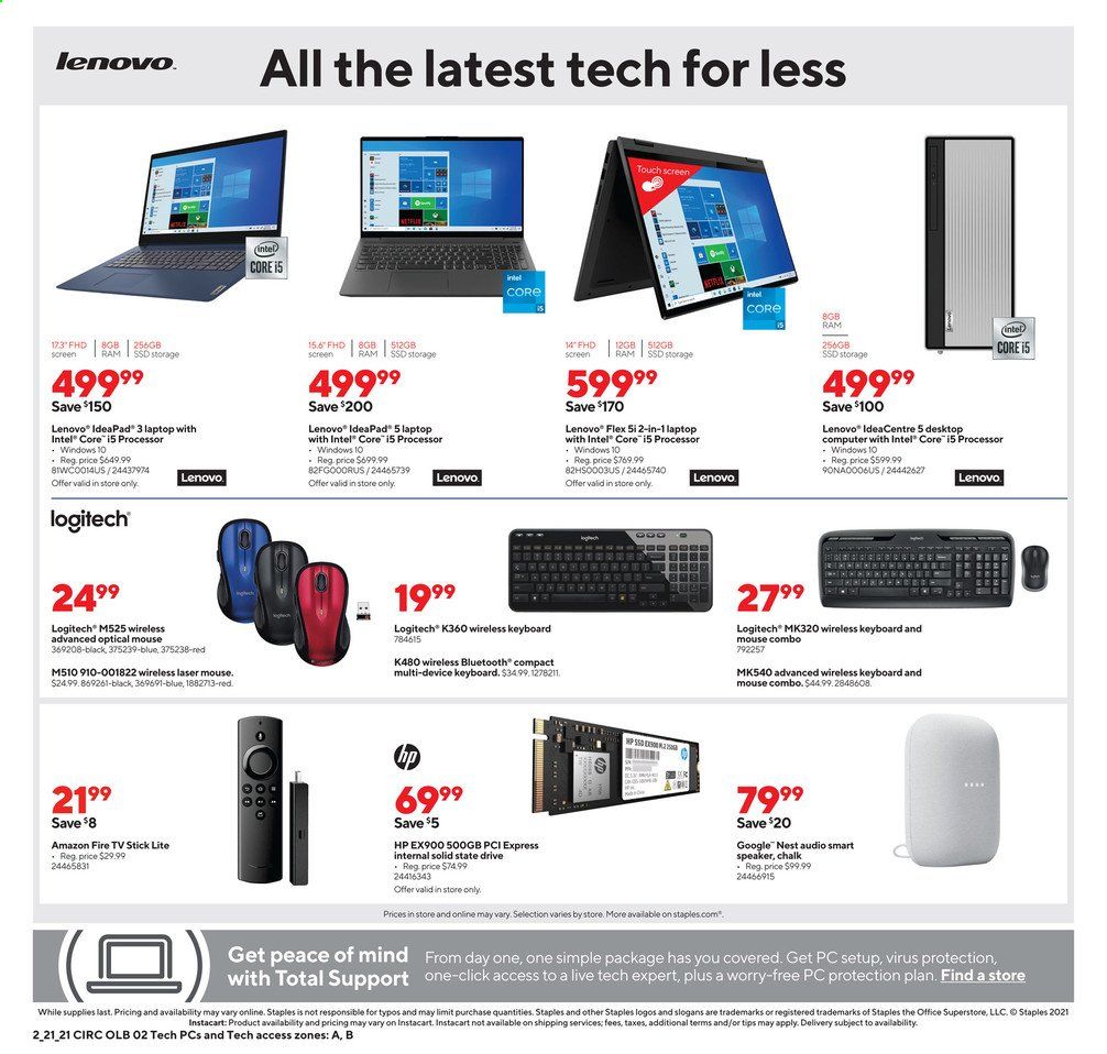 Staples Weekly Ad Flyer February 21 to February 27
