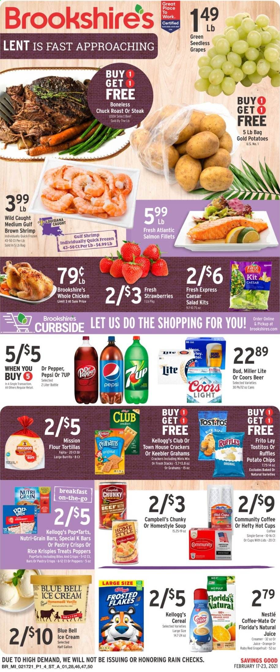 Brookshires Weekly Ad Flyer February 17 to February 23