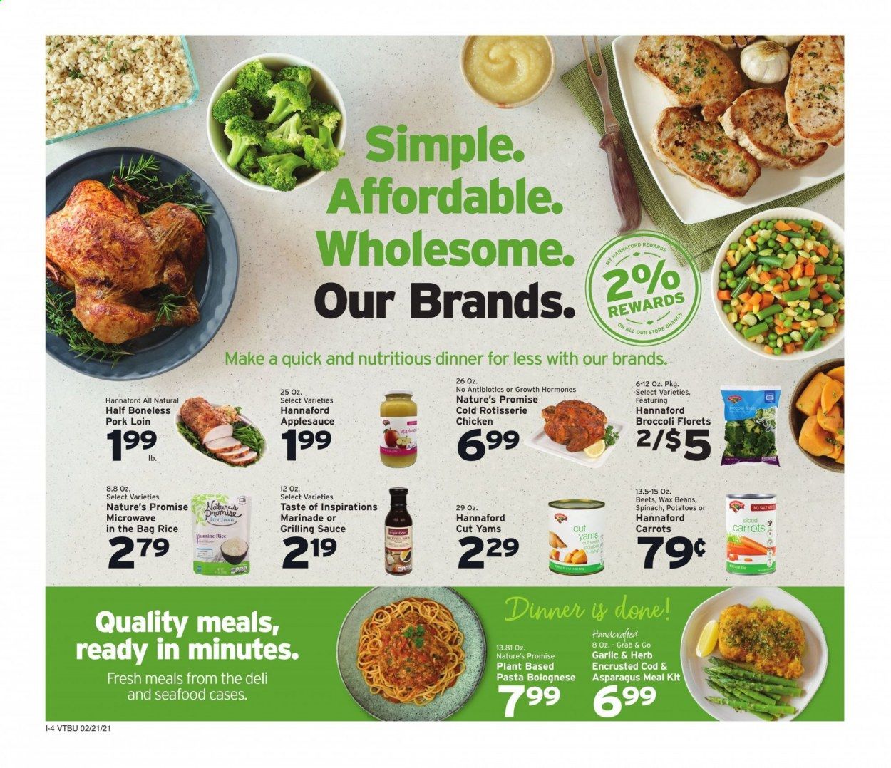Hannaford (VT) Weekly Ad Flyer February 21 to February 27