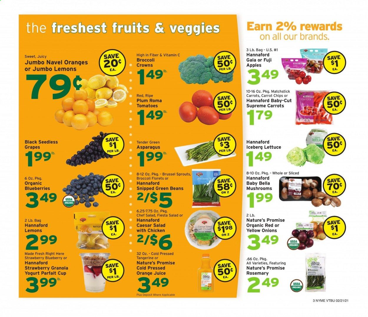 Hannaford (VT) Weekly Ad Flyer February 21 to February 27