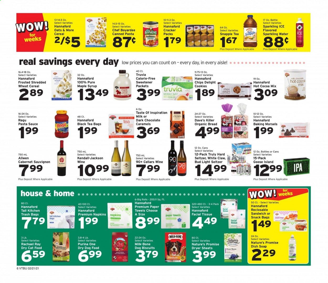 Hannaford (VT) Weekly Ad Flyer February 21 to February 27