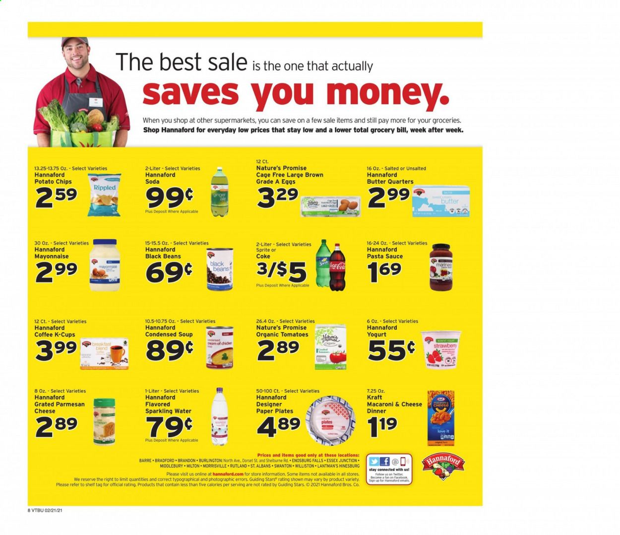 Hannaford (VT) Weekly Ad Flyer February 21 to February 27