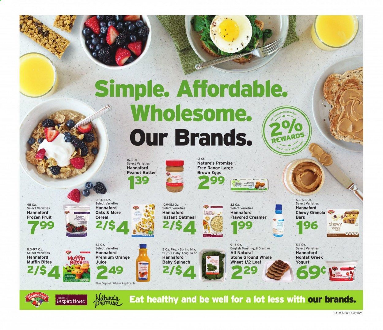 Hannaford (MA) Weekly Ad Flyer February 21 to February 27