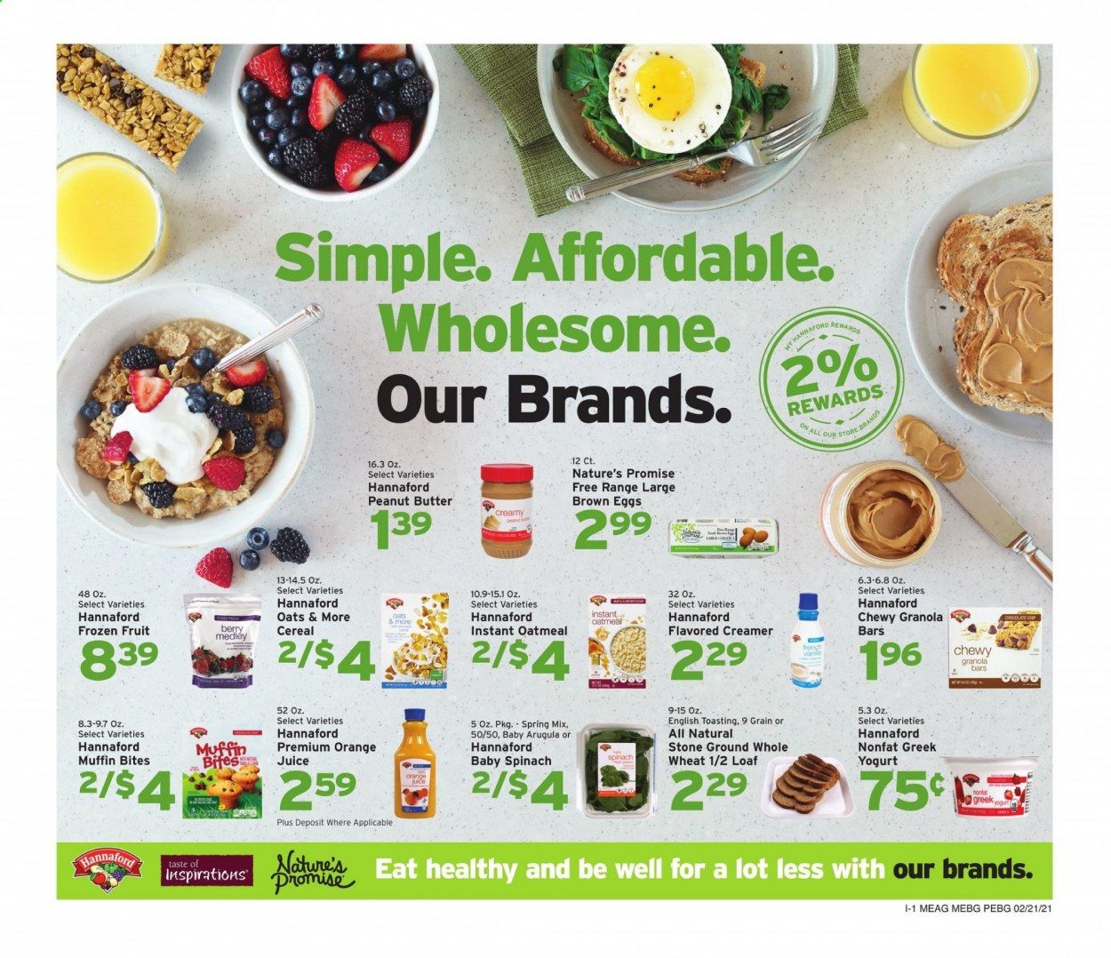 Hannaford (ME) Weekly Ad Flyer February 21 to February 27