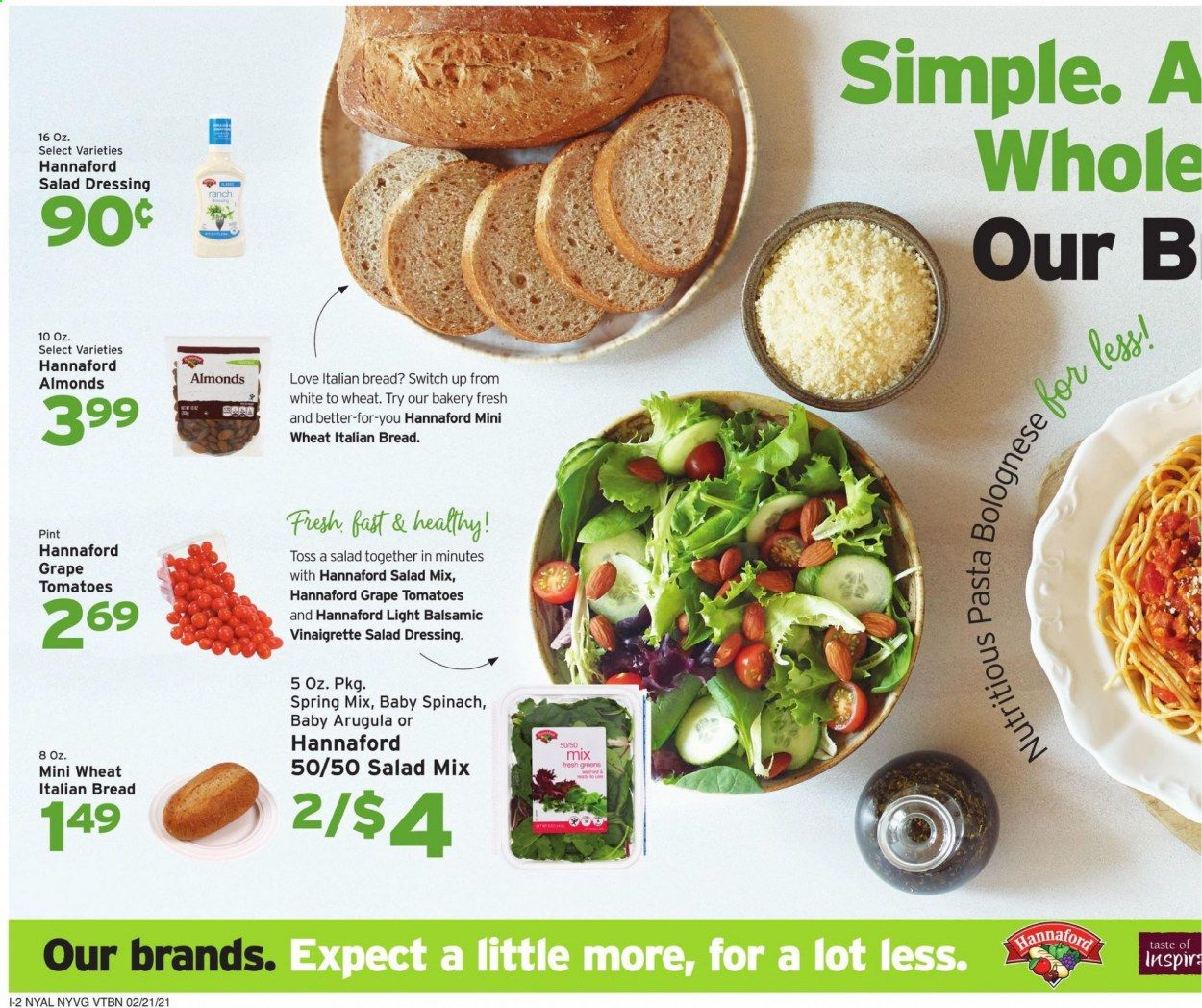 Hannaford (NY) Weekly Ad Flyer February 21 to February 27
