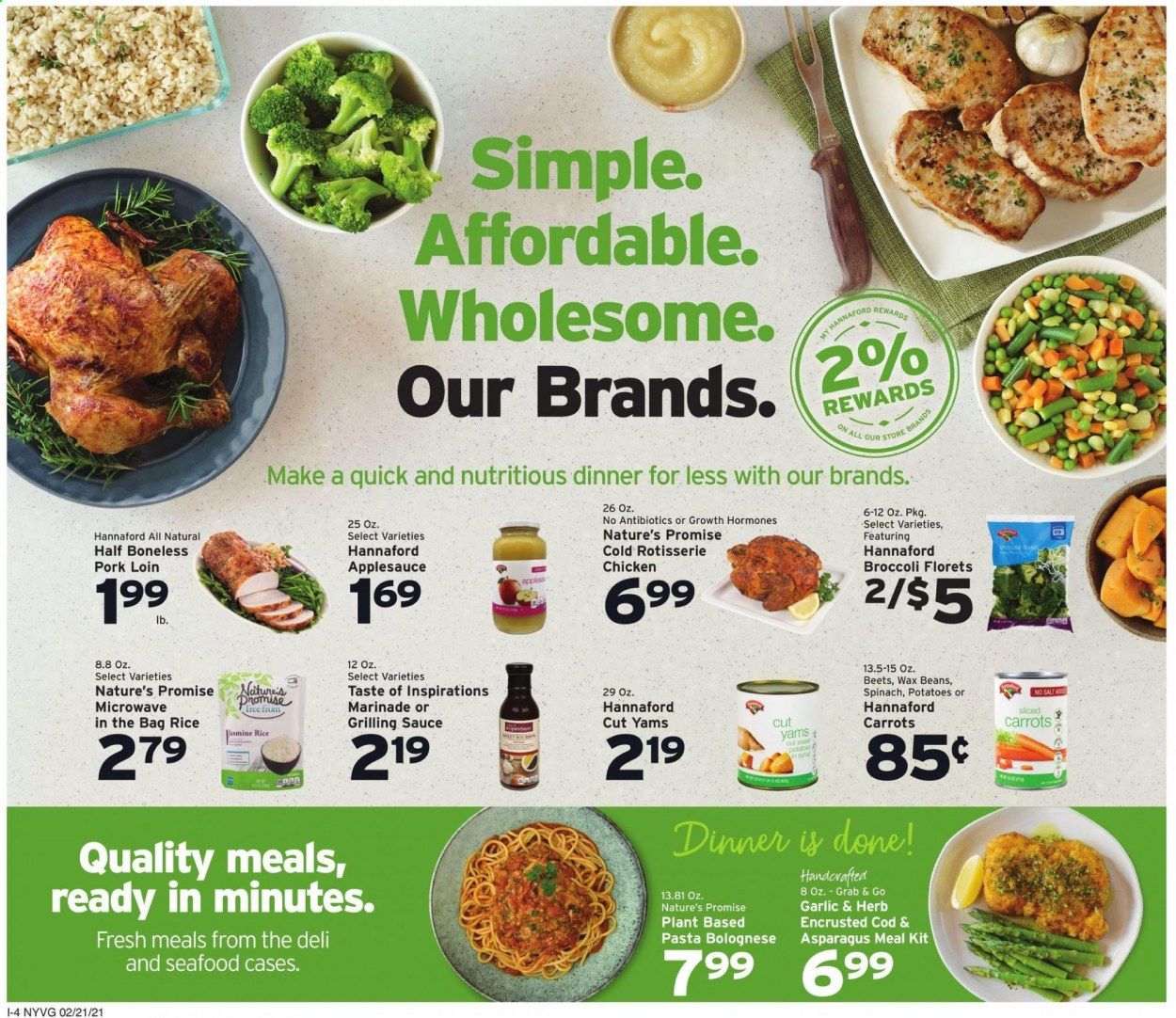 Hannaford (NY) Weekly Ad Flyer February 21 to February 27