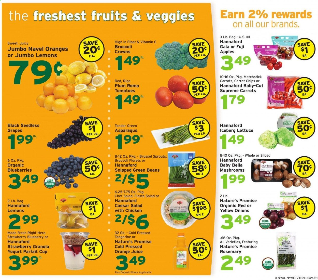 Hannaford (NY) Weekly Ad Flyer February 21 to February 27