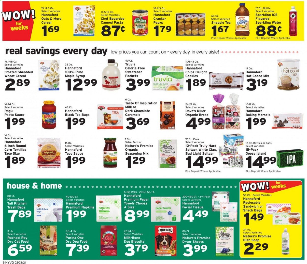 Hannaford (NY) Weekly Ad Flyer February 21 to February 27