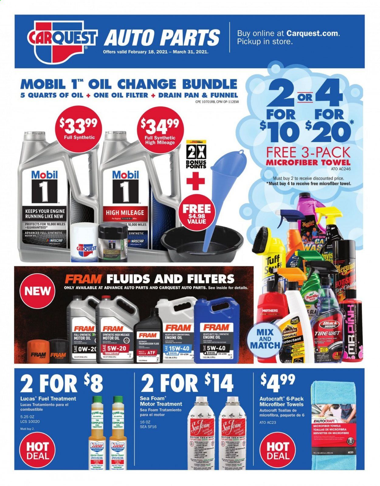 Carquest Weekly Ad Flyer February 18 to March 31