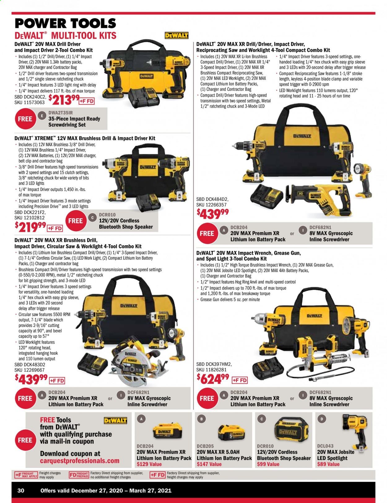 Carquest Weekly Ad Flyer December 27 to March 27