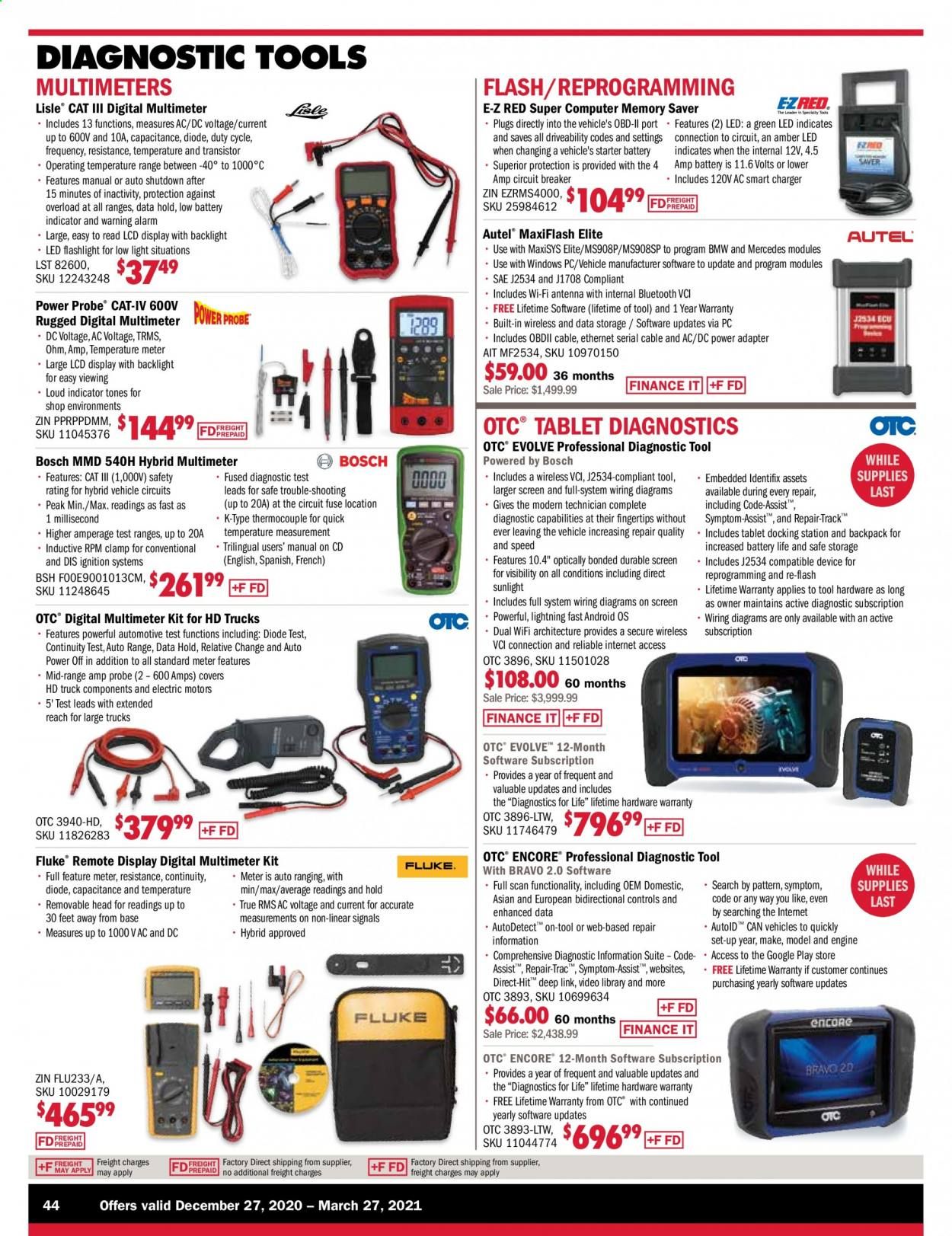 Carquest Weekly Ad Flyer December 27 to March 27