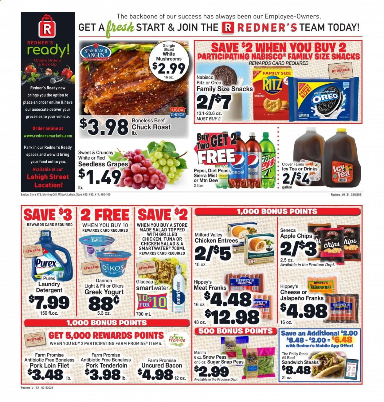 Redner's Markets Weekly Ad Flyer February 18 to February 24