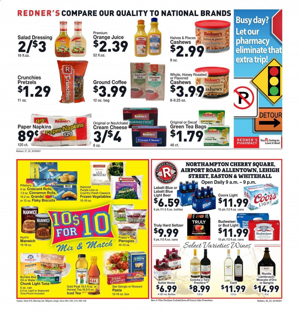 Redner's Markets Weekly Ad Flyer February 18 to February 24